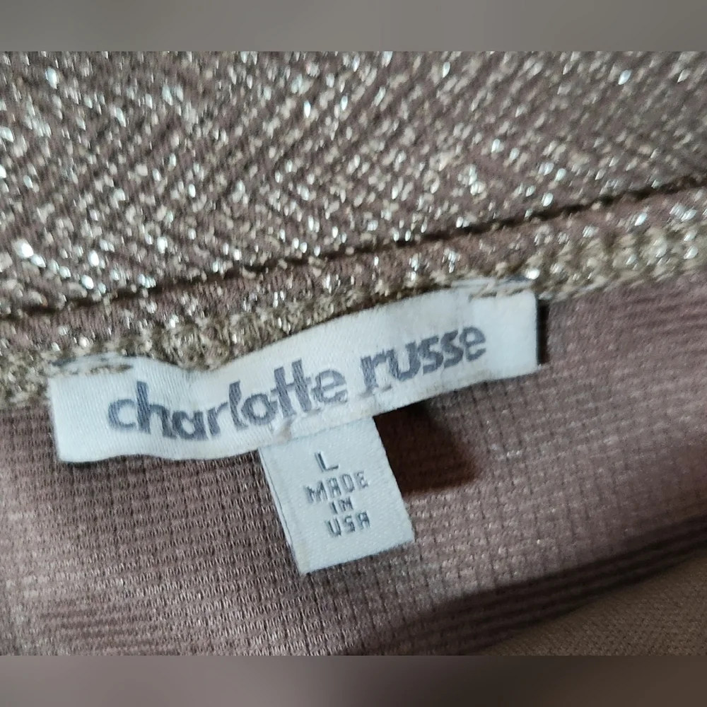 Charlotte Russe elegant metallic